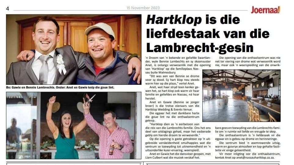 Hartklop as die liefdestaak van die Lambrechts-gesin — Joernaal, 15 November 2023